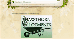 Desktop Screenshot of hawthornallotments.co.uk